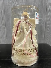 Revco 10 Light Angel W/ Porcelain Head VTG 90s Holiday Christmas Decor Works