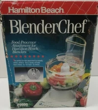 Hamilton Beach BLENDER CHEF Food Processor Attachment 70900 Complete Open Box
