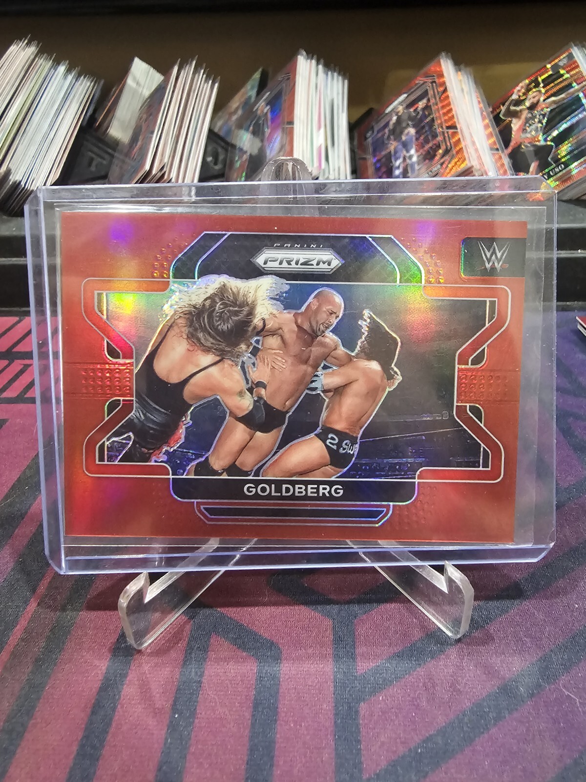 2022 Wwe Panini Prizm Goldberg Red /299 NM