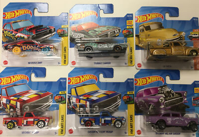 HOT WHEELS  6 Stück in OVP / NEU / Sammler Spiel Auto von Mattel CHEVY / DODGE