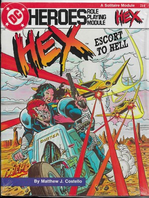 DC Heroes Role-Playing Module #214 HEX Mayfair Games 1986 (Sealed)