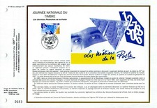 2639++FEUILLET CEF   1er JOUR 1990     JOURNEE DU  TIMBRE