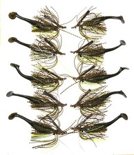 Bass Jig  Finesse 10 Total:   BRIM HYBRID  3 5/16   3 3/8   4 1/2 w/trailer
