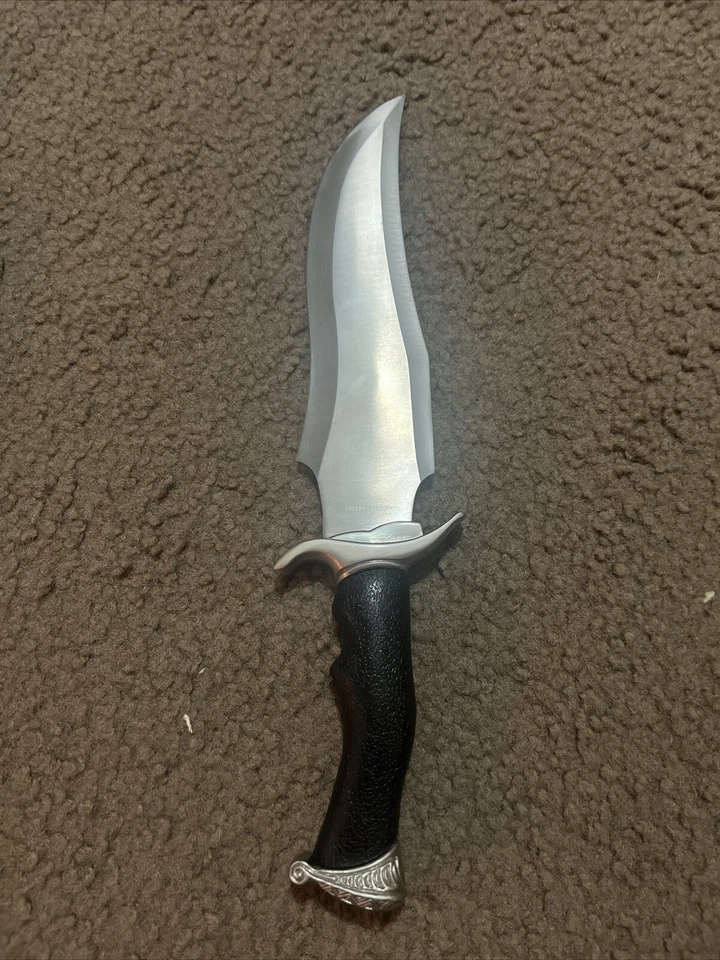 Hermoso cuchillo ornamentado Jim Frost Cutlery Buck Bouy Foto 2 de 4