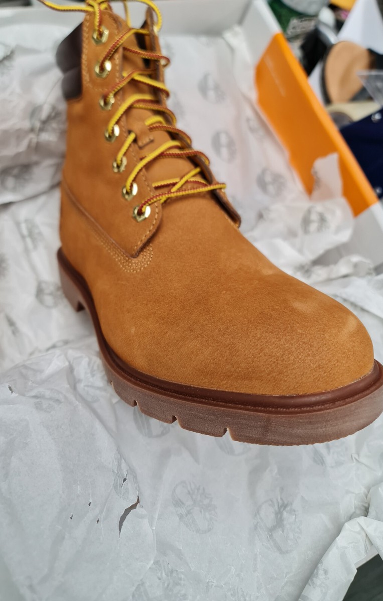 Timberland 6 Inch Classic Double Collar Waterproof Boot, Wheat