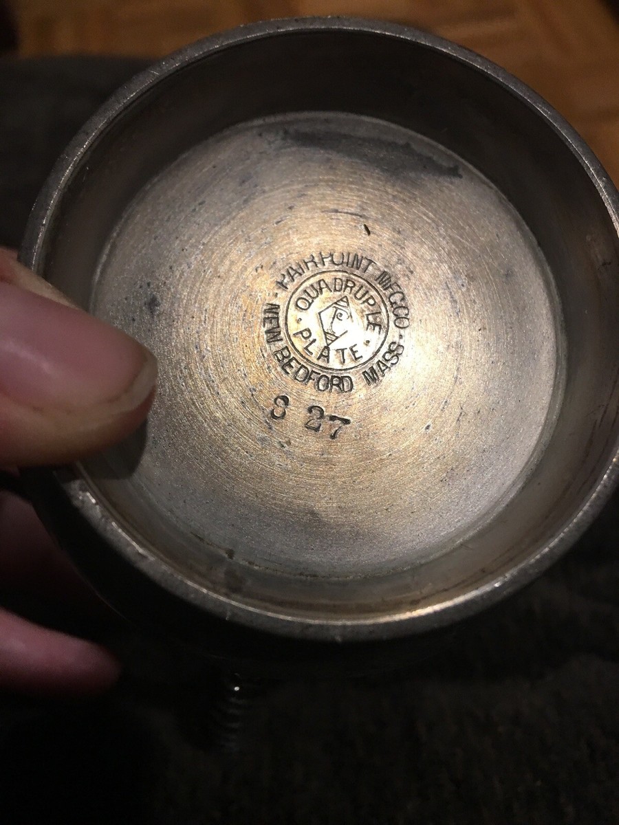 Vintage PAIRPOINT Mfg Co Quadruple Silver Plate Cup Vase Trophy