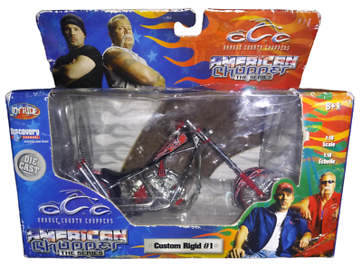 Motocyclette Orange County Choppers échelle 1/18 - Moulée Sous Pression - Neuve