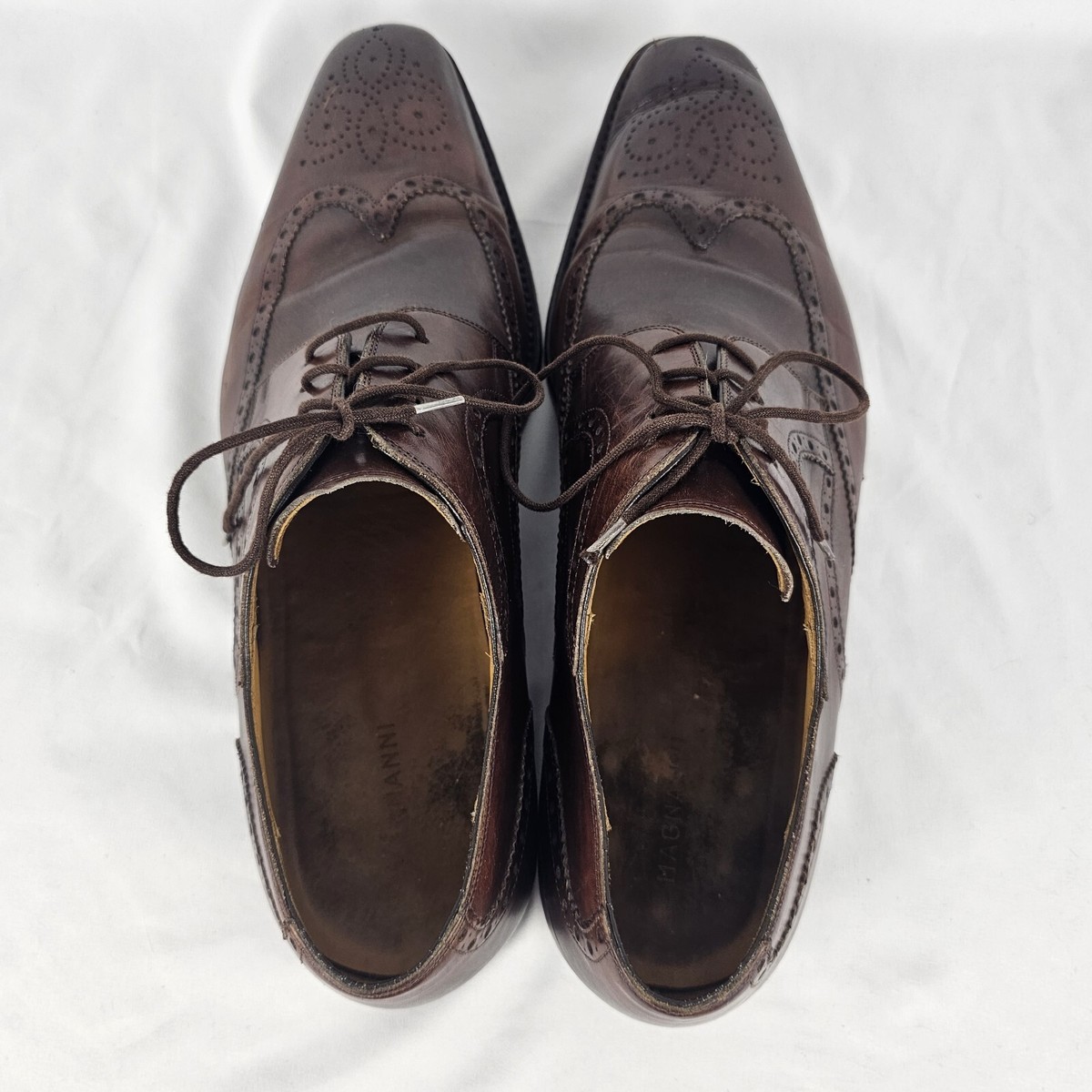 Magnanni Sergio Wingtip Oxford 13974 Brown Leather Dress 