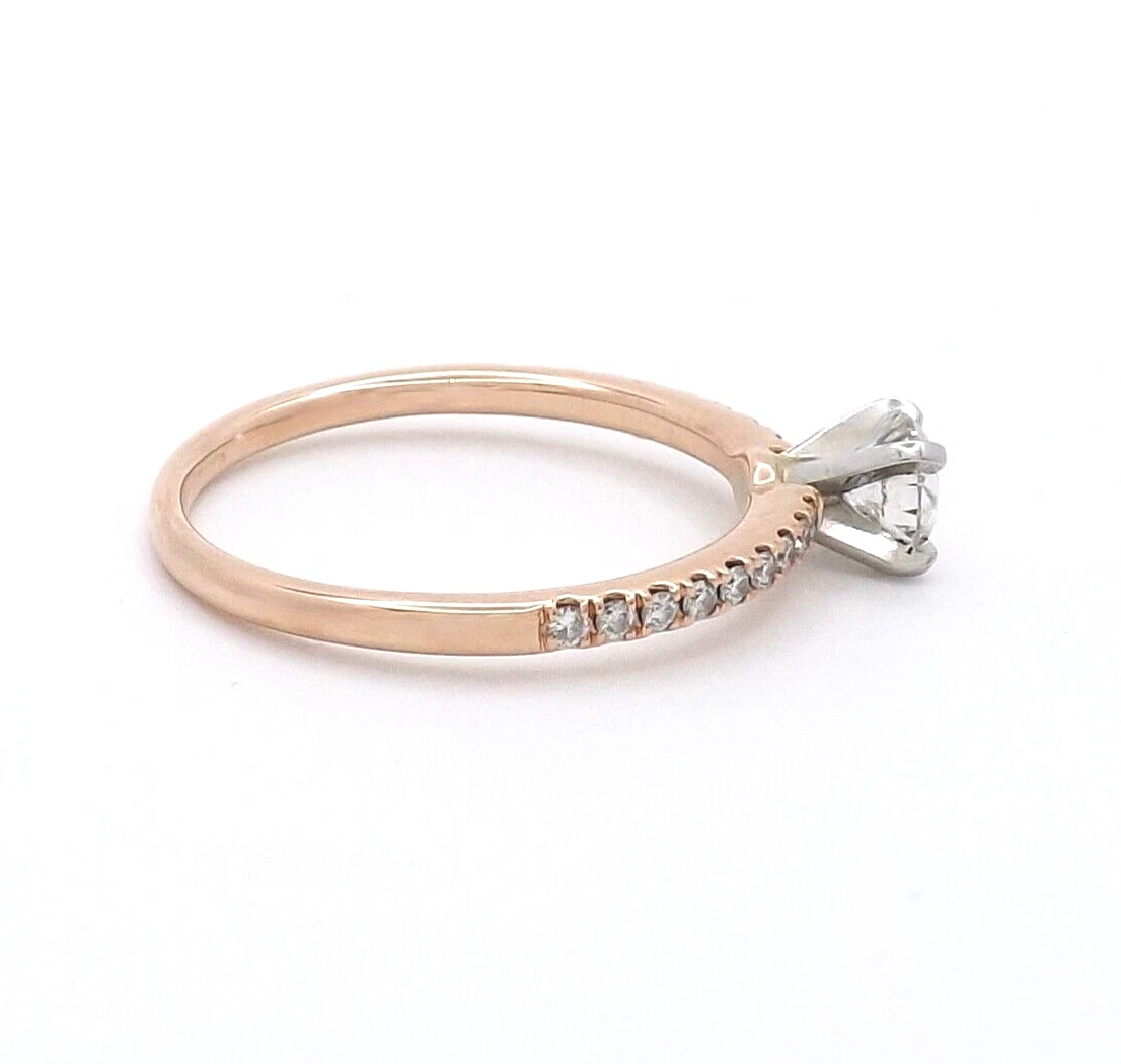 Blue nile on sale rose gold ring