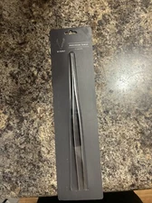🫒VISKI 11" Professional Stainless Steel Precision Tongs #5218