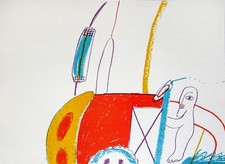 Horst Antes: Passa attraverso lo specchio II, 1963