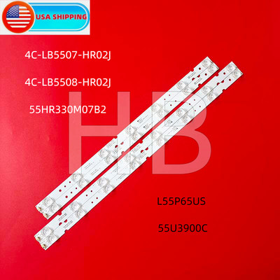 LED strips For TCL TV 55S425 55S421 55S423 55D6 4C-LB5508-HR02J 4C-LB5507-HR02J