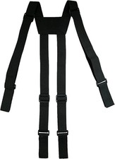 Tactical Suspenders Police for Duty Belt with Black