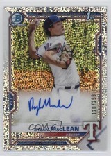 2021 Bowman Chrome Prospects Speckle Refractor 120/299 Dylan MacLean Auto 19t9