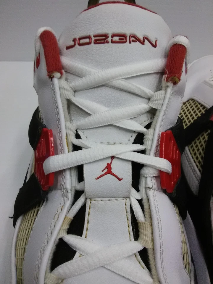 Туфли мужские Nike Jordan Flight 23 размер 10,5 белые красные черные джампер 343408-162 - Изображение 4 из 4