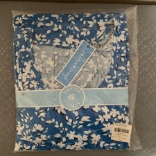 Draper James Ruffle Nightie NIGHT GOWN BLUE FLORAL NEW IN PACKAGE. Size L/XL