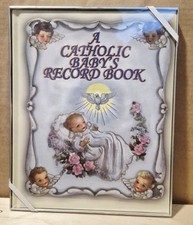 A Catholic Baby's Record Book - Baby Record Keeper Hardcover by Hirten NEW NIB