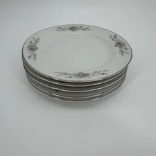 Florenteen Fine China Fantasia Japan Set Of 5 Bread & Butter Plates 6.5 Inches