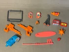 Vintage TMNT  Surf Buggy Parts Lot - Surfboard, Right and Left Mirrors, Guns ++