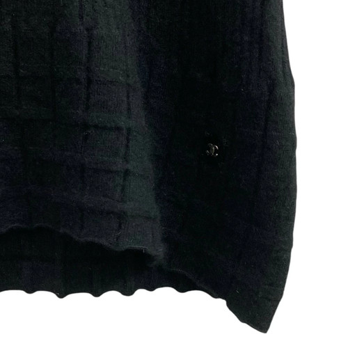 CHANEL Silk Knit Top P18771V01046 Black Size 42 100325 - Picture 5 of 7
