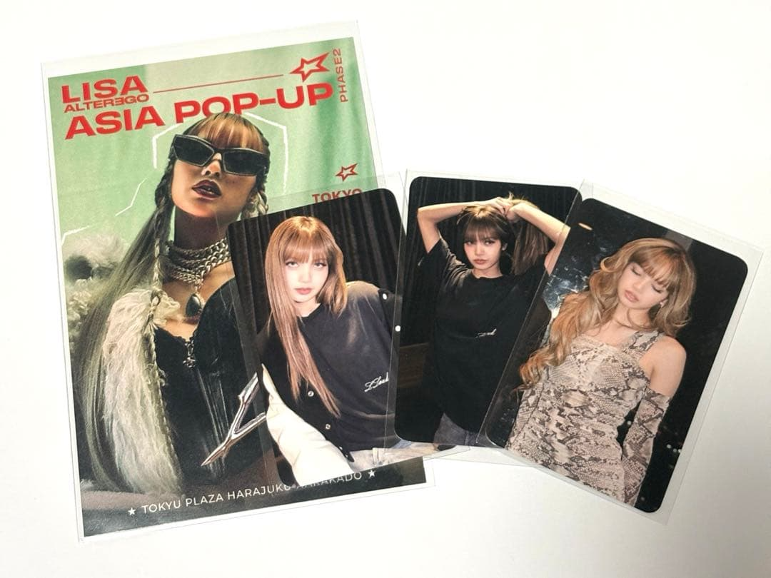 LISA POP-UP トレカ BLACKPINK ポストカード LISA POP-UP トレカ BLACKPINK ポストカード blackpink LA pop up