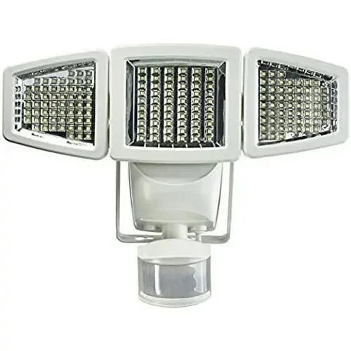 Luz sensor de movimiento solar de triple cabezal Sunforce 1500 lúmenes - seguridad exterior Foto 4 de 4