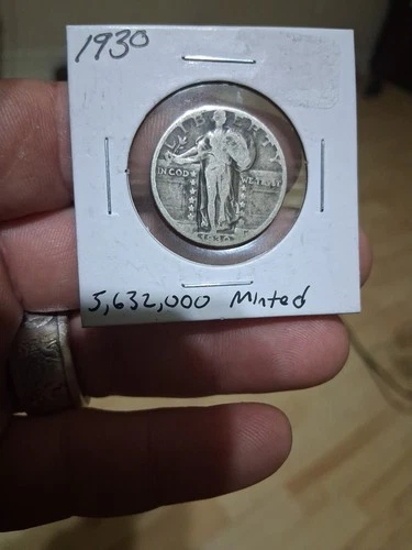 1930 -P  Standing Liberty Quarter  Nice Condition.  Natural Toning
