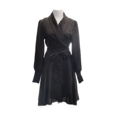 Sassy Classy, Wickelbluse, Größe: M, model: 72186x, Schwarz, Polyester #J5d