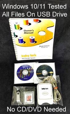BABY LOCK Palette pts PES Embroidey File Transfer System Brother PED-Basic 1.07