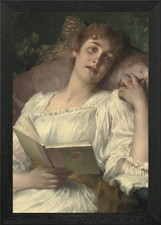 Konrad Kiesel Frauen gerahmtes Wandbild Poster Leinwanddruck Bild