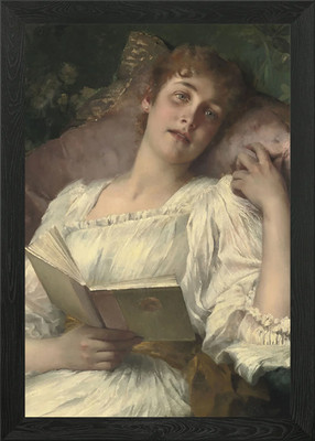 Konrad Kiesel Women Framed Wall Art Poster Canvas Print Picture