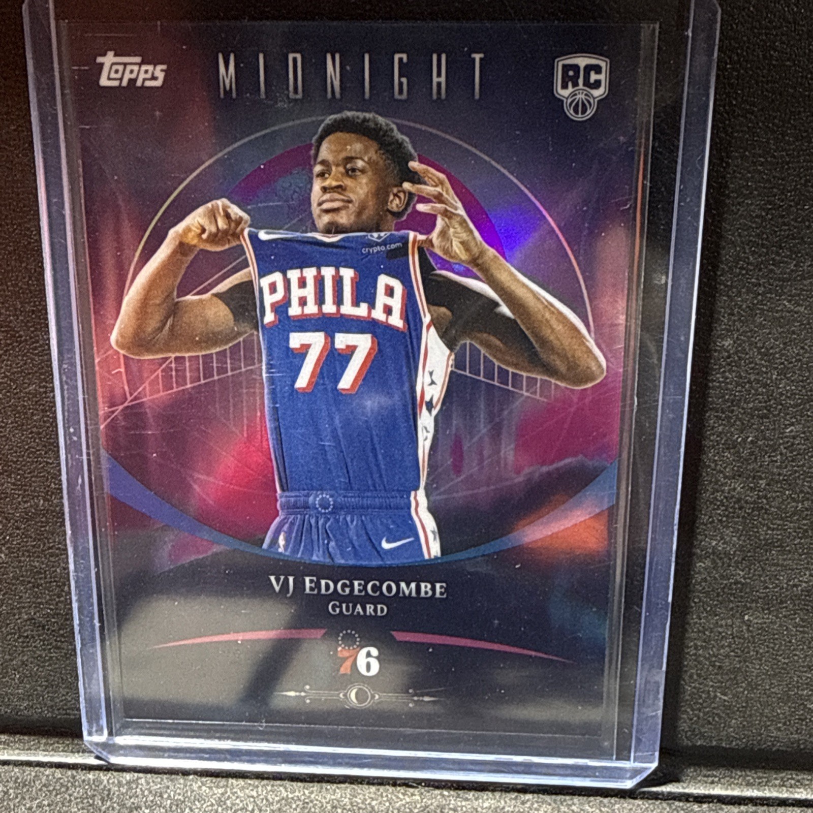 2025 Topps Midnight Rookie VJ Edgecombe  Philadelphia 76ers #63