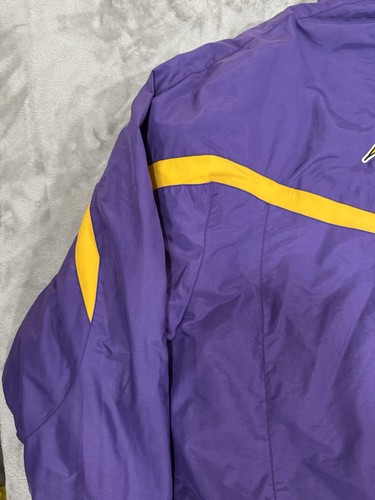 Minnesota Vikings Jacket Mens XXL NFL Purple Yellow Parka Quilted Vintage 90s - Picture 15 of 23