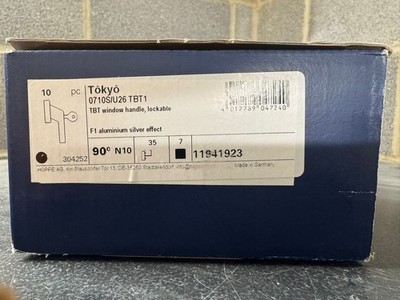 10 x Hoppe Tokyo TBT Kipp vor Dreh Fenstergriff silber 304252 0710S/U26 TBT1