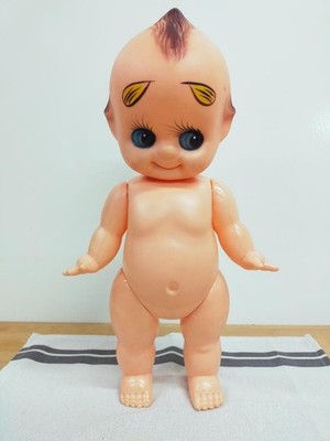 Kewpie Eyebrow Doll Special Large 43 cm Green Wing Showa Retro