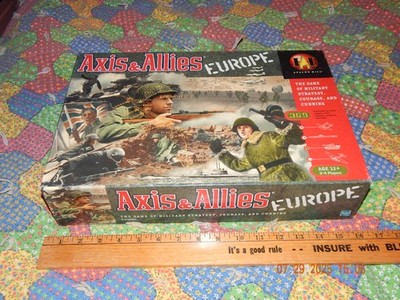 Avalon Hill Axis & Allies Europe Board Game Vintage 1999 Hasbro Great Condition