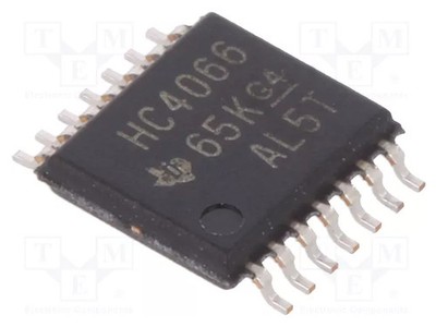 SMD IC: digital Demultiplexer,Multiplexer,Schalter Ch: 4 HC