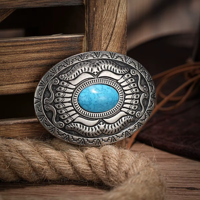 Gürtelschnalle für Wechselgürtel  Western Belt Buckle Cowboy Line Dance Cowgirl