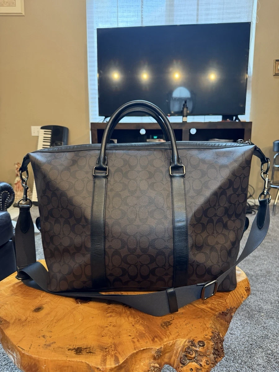Coach Black Duffle Bags for Men for sale | eBay
