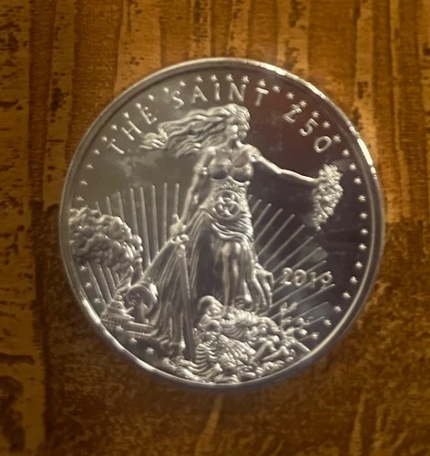 2019 Zombucks The Saint (last round in the series) - 1 oz. 999 silver round