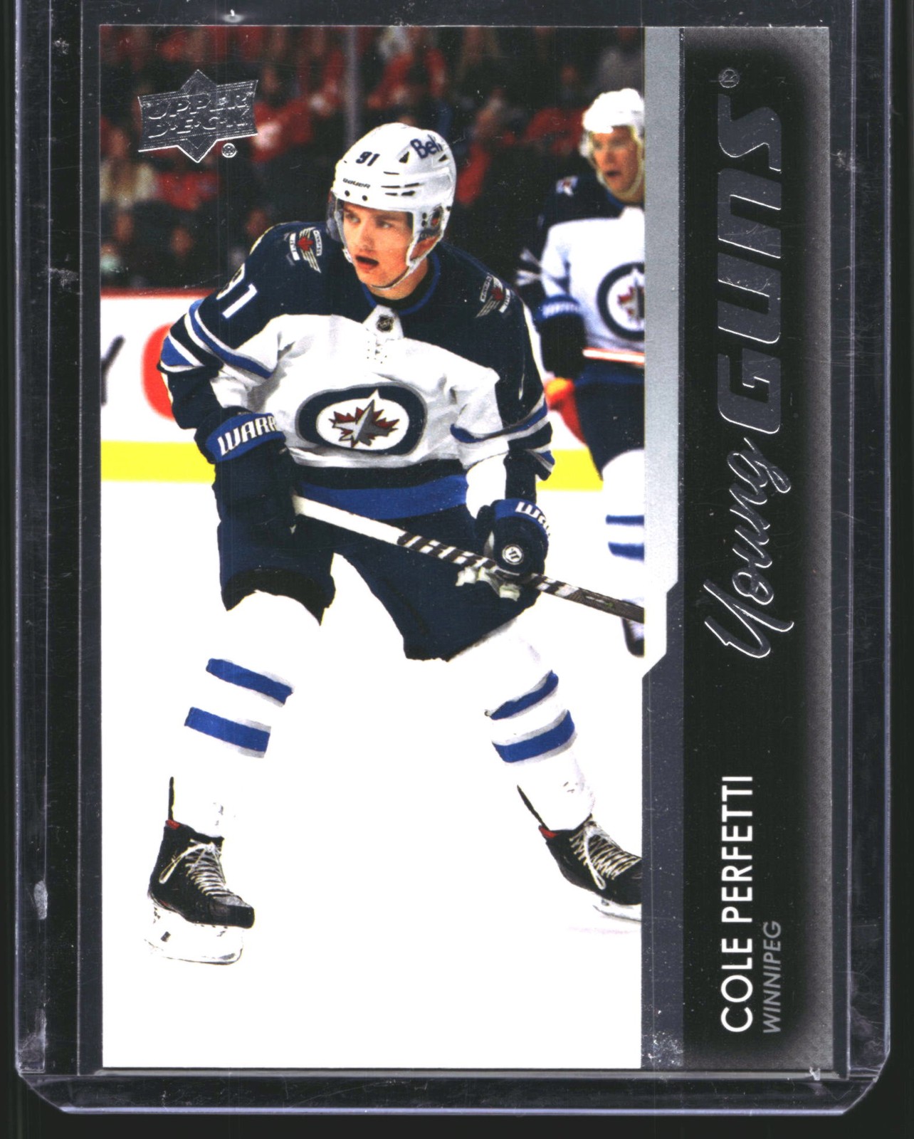 Cole Perfetti 2021 Upper Deck French Young Gun Rookie Jeunes Loups Winnipeg Jets