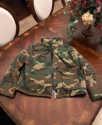 Rhude Camoflauge Zip Up Jacket - product listing photo