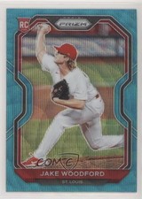 2021 Panini Prizm Tier II Teal Wave Prizm Jake Woodford #101 fm0