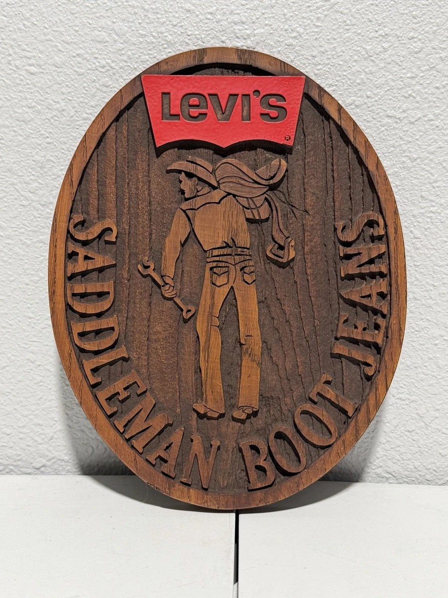 置物 VINTAGE Levi's STORE WOOD DISPLAY SIGN 置物 VINTAGE Levi's STORE WOOD DISPLAY SIGN VINTAGE Levi's STORE