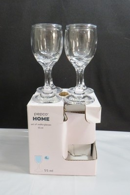 Pepco Home 4er Set Wodka Gläser