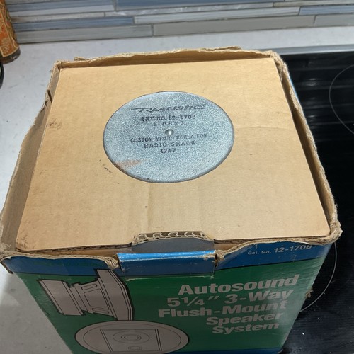 NOS Paar realistische 12-1708 5 1/4" Lautsprecher 3-Wege Audio Retro Autolautsprecher - Bild 6 von 7