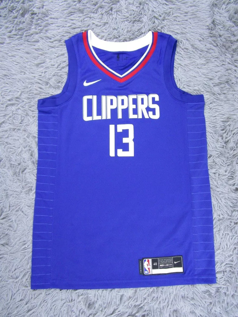 Nike Jersey Men s Small Paul George PG 13 LA Clippers Swingman NBA