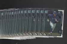 (29) COUNT LOT BRADEN BISHOP 2015 BOWMAN CHROME DRAFT CARD #21