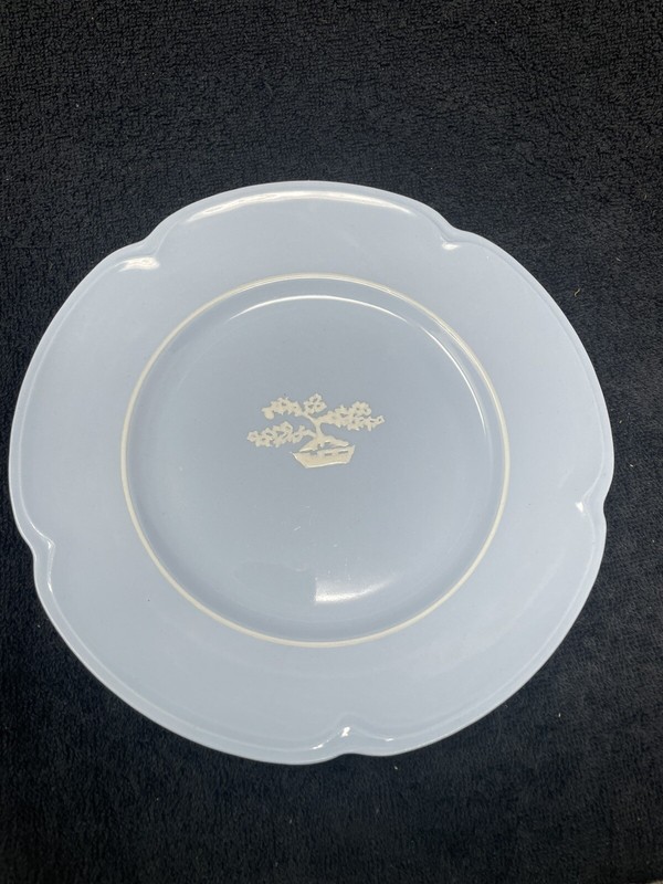 Johnson Bros China Salad Plate - Blue - Greydawn/Bonsai Tree