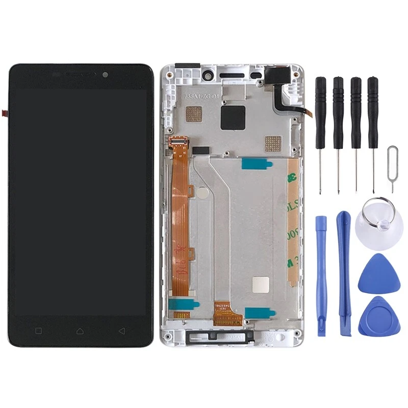 OEM LCD Screen for Lenovo Vibe P1m P1ma40 P1mc50 Digitizer Full Assembly + Frame - Image 2 of 4